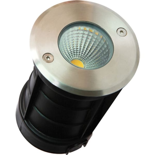 Westgate STAINLESS STEEL IN-GROUND LIGHT, 12V DC/AC, 3W COB, 290 LM, 45°, IP67, ETL, PC SLEEVE, 3000K IGL-7W-30K - main